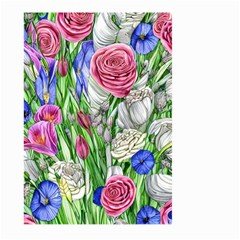 Celestial And Charming Florals Large Garden Flag (two Sides) by GardenOfOphir