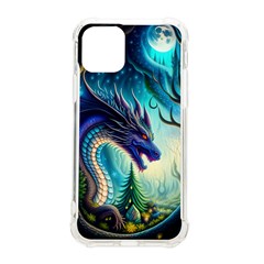 Ai Generated Dragon Fractal Art Texture Iphone 11 Pro 5 8 Inch Tpu Uv Print Case by Ravend