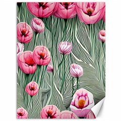 Pure And Radiant Watercolor Flowers Canvas 36  X 48  by GardenOfOphir