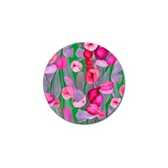 Mysterious And Enchanting Watercolor Flowers Golf Ball Marker by GardenOfOphir