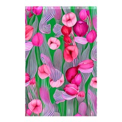 Mysterious And Enchanting Watercolor Flowers Shower Curtain 48  X 72  (small)  by GardenOfOphir