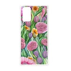 Delicate And Dazzling Watercolor Flowers Samsung Galaxy Note 20 Tpu Uv Case