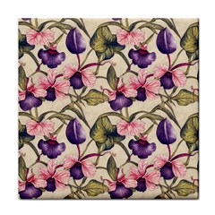 Flowers Pattern Decorative Wallpaper Scrapbooking Face Towel