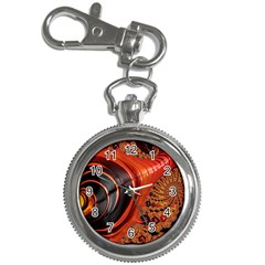 Fractal Background Pattern Texture Abstract Design Key Chain Watches