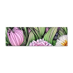 Sumptuous Watercolor Flowers Sticker (bumper)