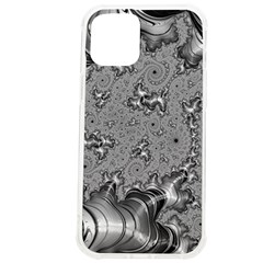 Fractal Background Pattern Texture Abstract Design Silver Iphone 12 Pro Max Tpu Uv Print Case by Ravend