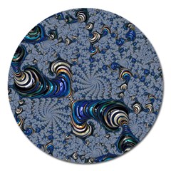 Fractal Background Pattern Texture Abstract Design Pattern Magnet 5  (round)