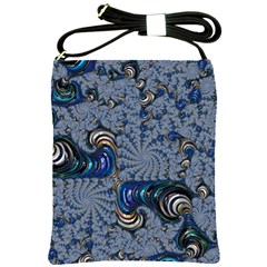 Fractal Background Pattern Texture Abstract Design Pattern Shoulder Sling Bag