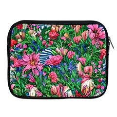 Dazzling Watercolor Flowers Apple Ipad 2/3/4 Zipper Cases by GardenOfOphir