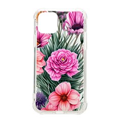 Color-infused Watercolor Flowers iPhone 11 Pro 5.8 Inch TPU UV Print Case