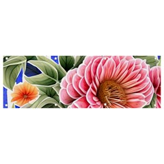 Choice Watercolor Flowers Banner And Sign 9  X 3  by GardenOfOphir