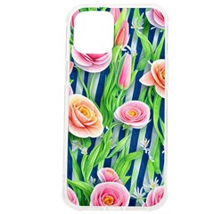 Dazzling Watercolor Flowers Iphone 12 Pro Max Tpu Uv Print Case by GardenOfOphir