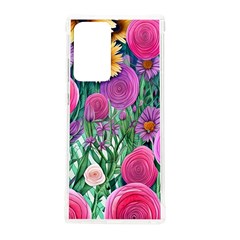 Charming Watercolor Flowers Samsung Galaxy Note 20 Ultra Tpu Uv Case by GardenOfOphir