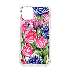 Charming Foliage – Watercolor Flowers Botanical Iphone 11 Pro 5 8 Inch Tpu Uv Print Case by GardenOfOphir