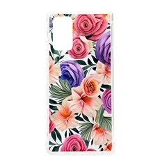 Country-chic Watercolor Flowers Samsung Galaxy Note 20 Tpu Uv Case by GardenOfOphir