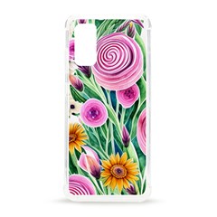 Cheerful And Captivating Watercolor Flowers Samsung Galaxy S20 6 2 Inch Tpu Uv Case by GardenOfOphir