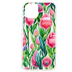 Cheerful And Captivating Watercolor Flowers Iphone 12 Pro Max Tpu Uv Print Case by GardenOfOphir