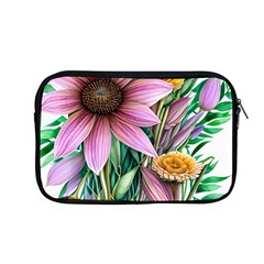 Watercolor Flowers Botanical Foliage Apple Macbook Pro 13  Zipper Case by GardenOfOphir