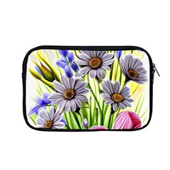 Expressive Watercolor Flowers Botanical Foliage Apple MacBook Pro 13  Zipper Case