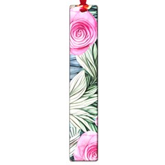 Delightful Watercolor Flowers And Foliage Large Book Marks by GardenOfOphir
