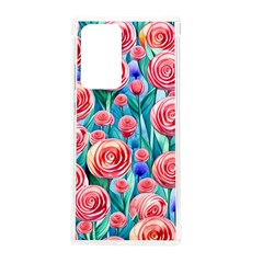 Brilliantly Hued Watercolor Flowers In A Botanical Samsung Galaxy Note 20 Ultra TPU UV Case