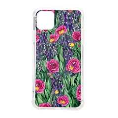 Dazzling Watercolor Flowers And Foliage Iphone 11 Pro Max 6 5 Inch Tpu Uv Print Case by GardenOfOphir