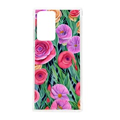 Boho Retropical Flowers Samsung Galaxy Note 20 Ultra Tpu Uv Case by GardenOfOphir