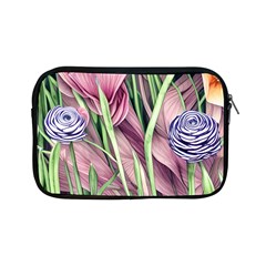 Ottagecore Aesthetics Retro Flowers Pattern Apple Ipad Mini Zipper Cases by GardenOfOphir