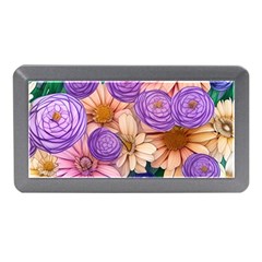 Exotic Tropical Botanical Flowers Pattern Memory Card Reader (mini) by GardenOfOphir