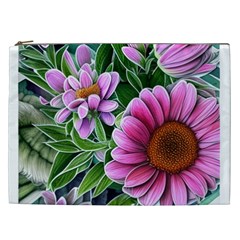 Bouquet Of Sunshine Cosmetic Bag (xxl) by GardenOfOphir