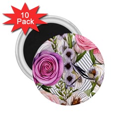 Summertime Blooms 2 25  Magnets (10 Pack)  by GardenOfOphir