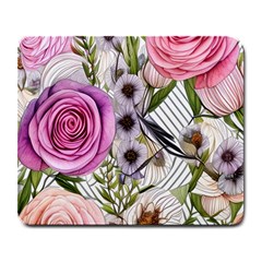 Summertime Blooms Large Mousepad by GardenOfOphir
