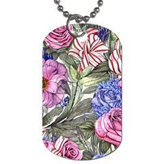 Garden Of Flowers Dog Tag (one Side)