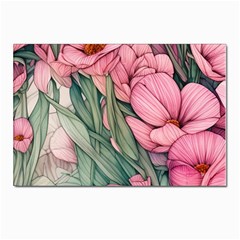 Nature-inspired Flowers Postcard 4 x 6  (pkg Of 10)