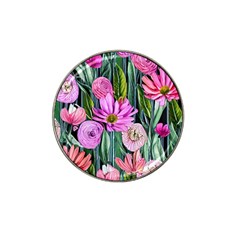 Floral Watercolor Hat Clip Ball Marker by GardenOfOphir