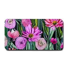Floral Watercolor Medium Bar Mat by GardenOfOphir