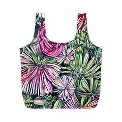 Summer Floral Full Print Recycle Bag (m) by GardenOfOphir