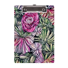 Summer Floral A5 Acrylic Clipboard