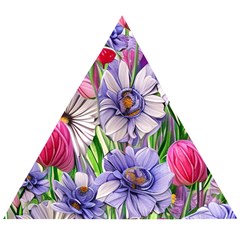 The Perfect Pattern For Your Cottagecore Aesthetics Wooden Puzzle Triangle by GardenOfOphir