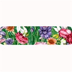 Vintage Tropical Flowers Large Bar Mat by GardenOfOphir