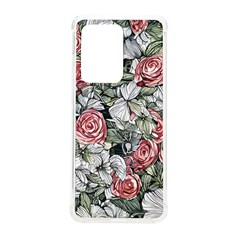 Retro Topical Botanical Flowers Samsung Galaxy S20 Ultra 6 9 Inch Tpu Uv Case by GardenOfOphir