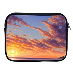 Summer Sunset Over Beach Apple Ipad 2/3/4 Zipper Cases by GardenOfOphir