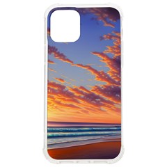 Summer Sunset Over Beach Iphone 12/12 Pro Tpu Uv Print Case by GardenOfOphir