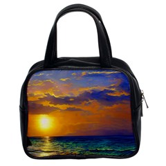 Nature Sunset Classic Handbag (two Sides) by GardenOfOphir