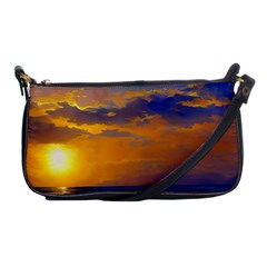 Nature Sunset Shoulder Clutch Bag by GardenOfOphir