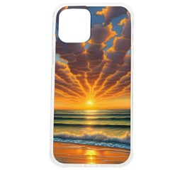 Waves At Sunset Iphone 12 Pro Max Tpu Uv Print Case by GardenOfOphir