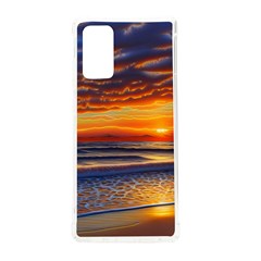 Nature s Sunset Over Beach Samsung Galaxy Note 20 Tpu Uv Case