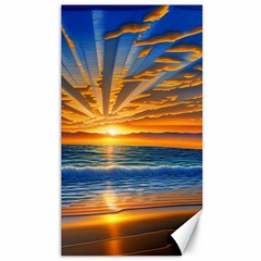 Sunset Scenic View Photography Canvas 40  X 72  by GardenOfOphir