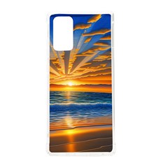 Sunset Scenic View Photography Samsung Galaxy Note 20 Tpu Uv Case by GardenOfOphir