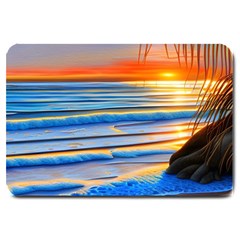 Tropical Sunset Large Doormat by GardenOfOphir